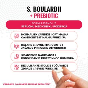 S. BOULARDII + PREBIOTIC
